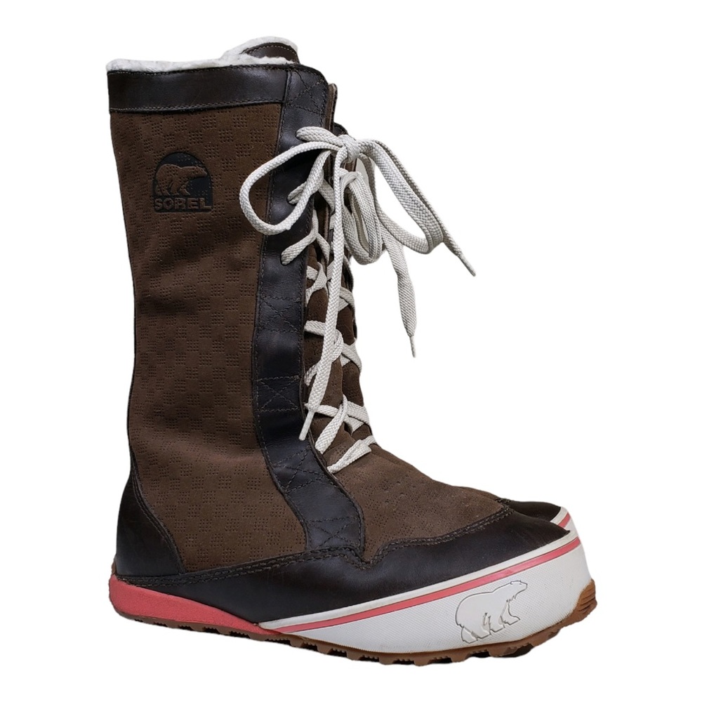Sorel Saddle & Wild Melon Mackenzie Lace Boot Womens 9.5